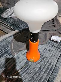 Lampada Space Age anni '70 - Diffusore in Vetro Op