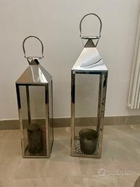 Lanterne vetro acciacio