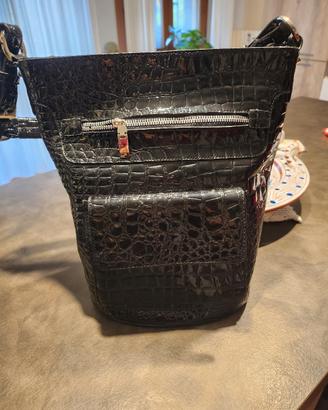 Borsa Secchiello in vernice