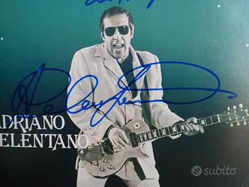 CLAN CELENTANO autografo originale stupendo su Lp