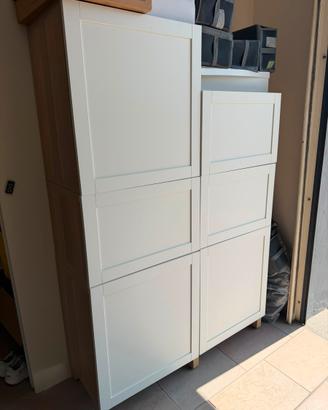 Cubi ikea con antine bianche