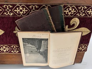 Antica opera in tre volumi della Divina Commedia