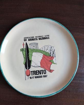 Piatto Commemorativo 60ª Adunata Nazionale Alpini