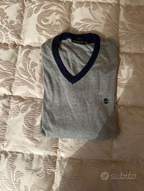 Maglione Timberland grigio tg L in misto cotone