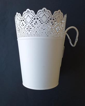 Portavaso bianco con supporto Ikea