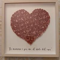 quadro quilling artistico festa della mamma