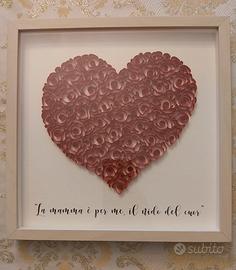 quadro quilling artistico festa della mamma