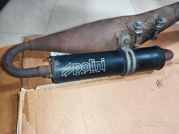 scarico marmitta Polini for race 4 piaggio