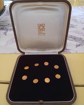 monete d'oro da collezionismo con custodia origina