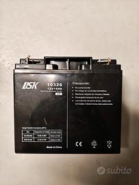 batteria 12v 18ah per macchine giocattolo 