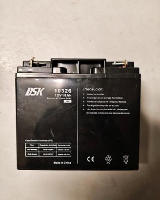 batteria 12v 18ah per macchine giocattolo 