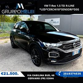 VW T-Roc 1.5 TSI R-LINE *LED*CERCHI18*SENSORI*DSG