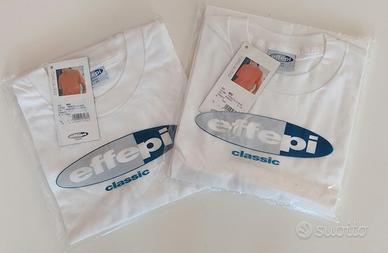 2  T-shirt uomo EFFEPI 862 puro cotone