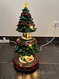 Albero Natale, musica luci e trenini in movimento