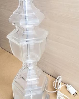 Lampada da tavolo in vetro Vintage anni 60"