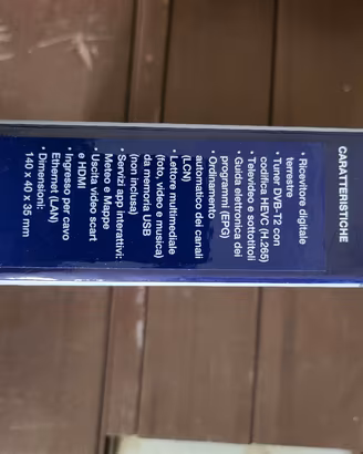 decoder TV  HUMAX T2 telecomando unico  per tv