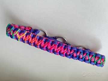 Collare per cani rosa viola