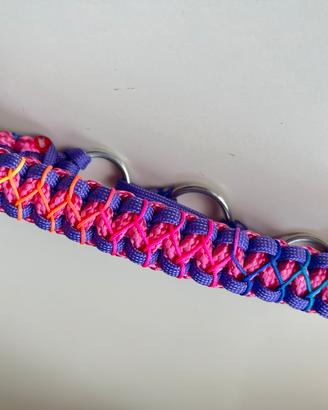 Collare per cani rosa viola