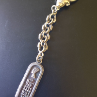 Portachiavi in argento sterling antico