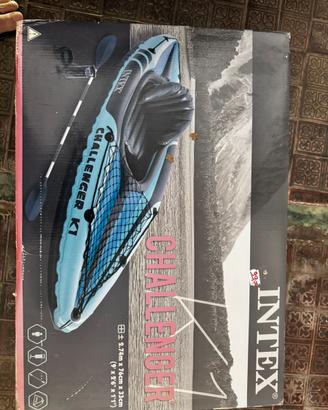 Kayak Canoa ginfiabile Challenger intex K1