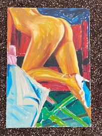 Acrilico su tela autore Janusz Haka 1981