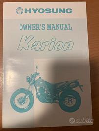 HYOSUNG KARION 125 manuale uso manutenzione