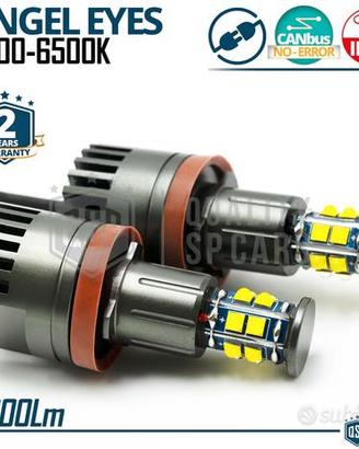 ANGEL EYES LED H8 Per BMW Luci Posizione Bianche