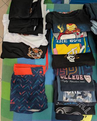 Lotto abbigliamento bambino 8 anni (35 capi)