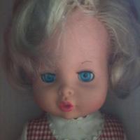 bambola marca ratti anni 70 h. cm 30