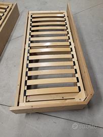 letto in legno singolo