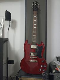 Chitarra elettrica Epiphone sg g-400 Cherry