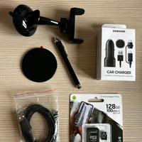 Kit accessori auto Samsung Caricatore + Supporto