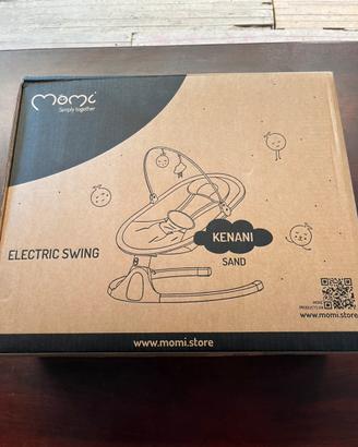Altalena elettrica neonato Momi Kenani NUOVA