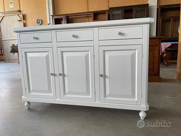 Credenza in legno nuova bianco