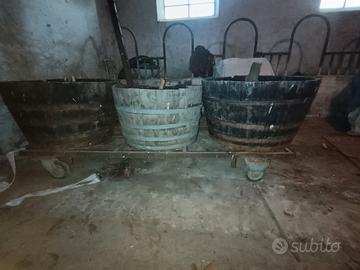 Botti 3 per limoni con carrello 