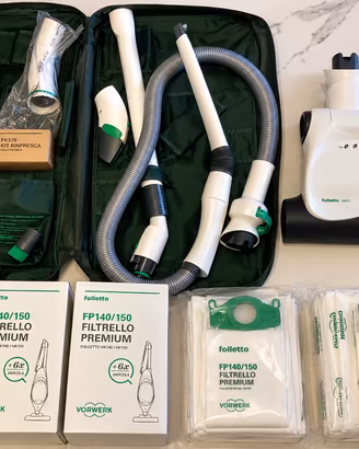 Accessori originali Folletto VK150 + battitappeto 