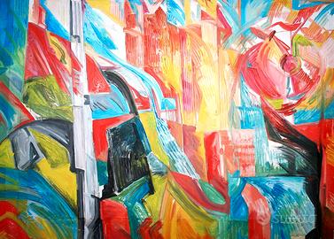 'Dinamismi Di Una Giostra', Quadro, Antonio Corso