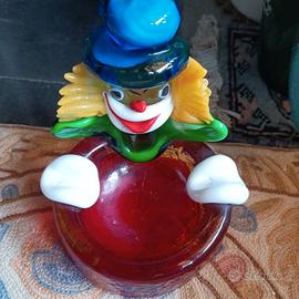 posacenere Clown di Murano vintaige 