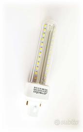 Lampadina Led G24 12W Bianco Freddo 6400K
