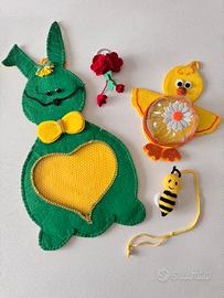 Decorazioni + portacaramelle + portachiavi