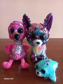 Peluche con paillettes