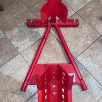Cavalletto blocca ruota anteriore Wiltec per moto.