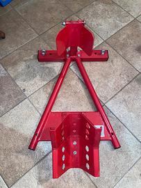 Cavalletto blocca ruota anteriore Wiltec per moto.