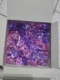Gemme rosa e viola decorazione vasi o gioco