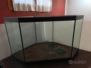 acquario vasca angolare 220 litri