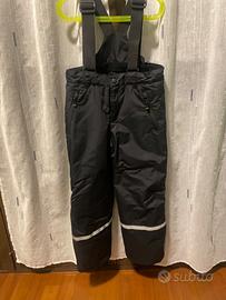 Pantalone sci salopette 7-8 anni