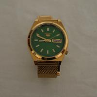 Seiko 5 Automatico Verde Oro Arabo Vintage Anni 70