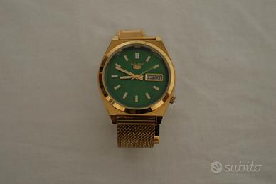 Seiko 5 Automatico Verde Oro Arabo Vintage Anni 70