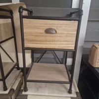 coppia comodini industriali