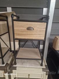 coppia comodini industriali